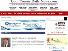 Tablet Screenshot of doorcountydailynews.com